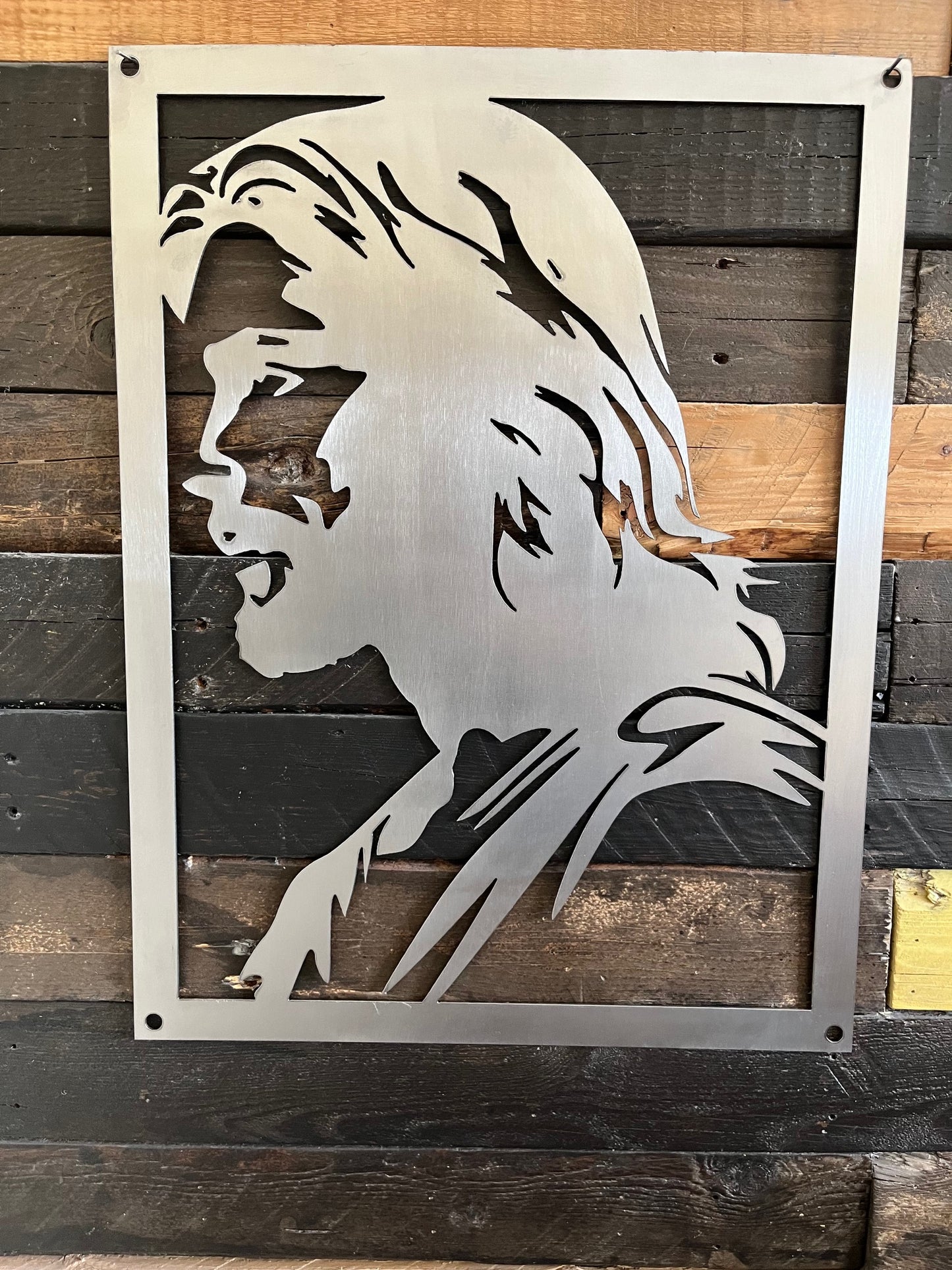 Jesus Christ 20" X 20" Steel Plate