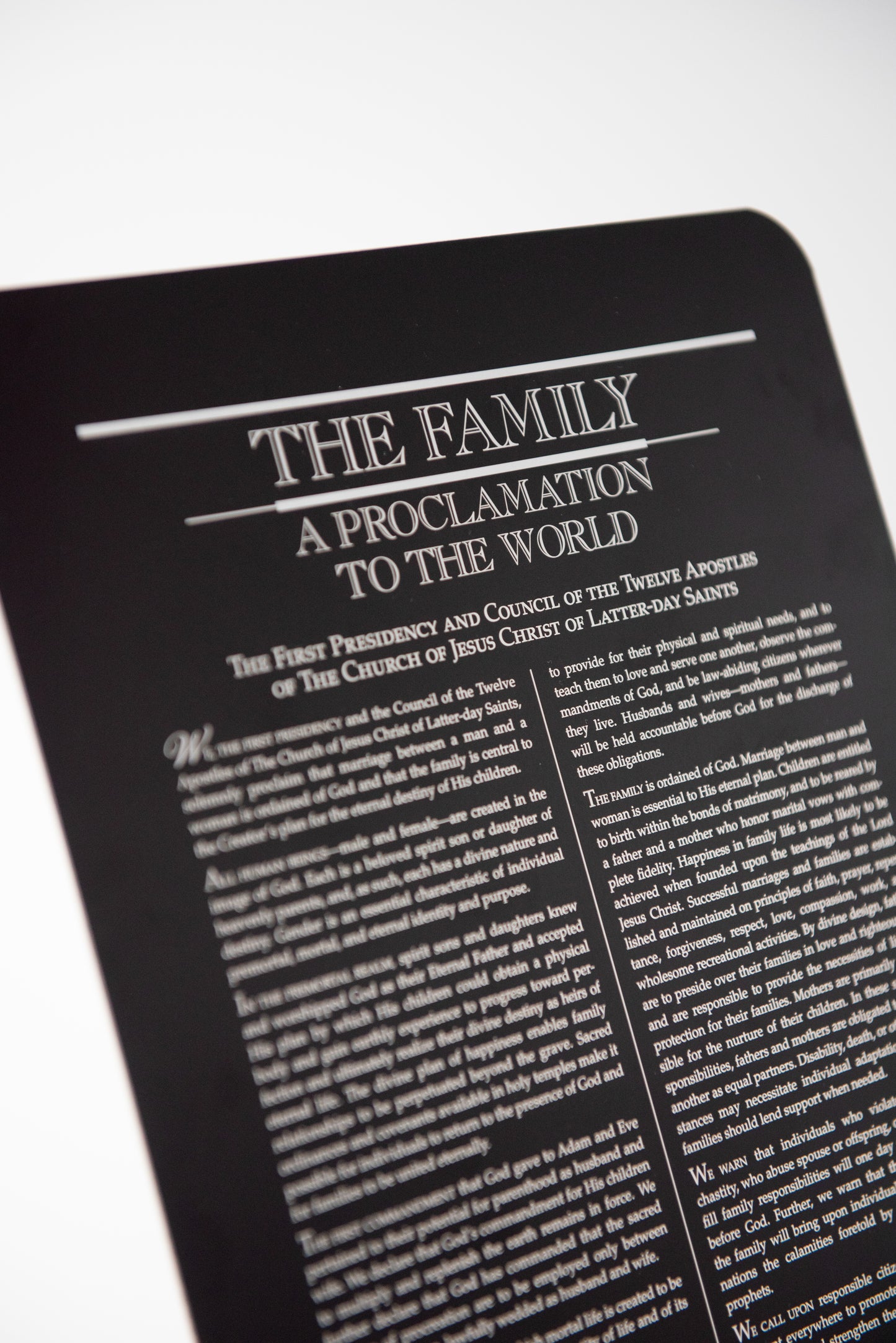The Family: A Proclamation to the World