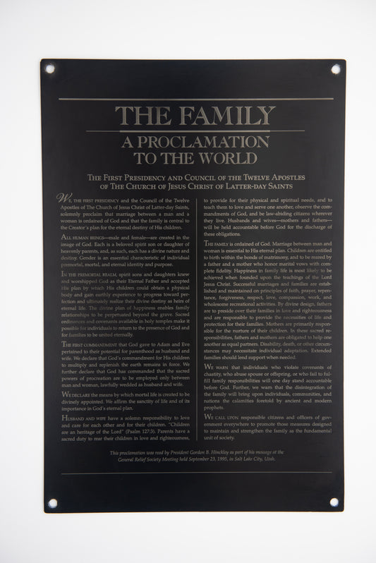 Family Proclaimation