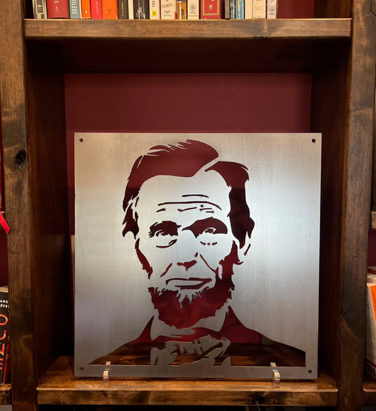 Abraham Lincoln 20"X20" Steel Plate Decor