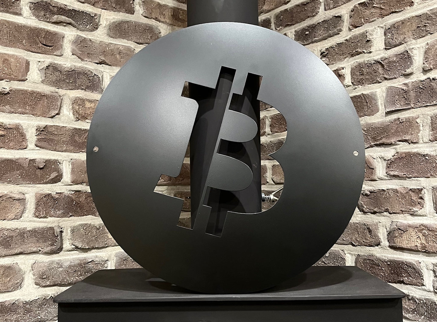 Bitcoin Steel Plate 21" X 21"