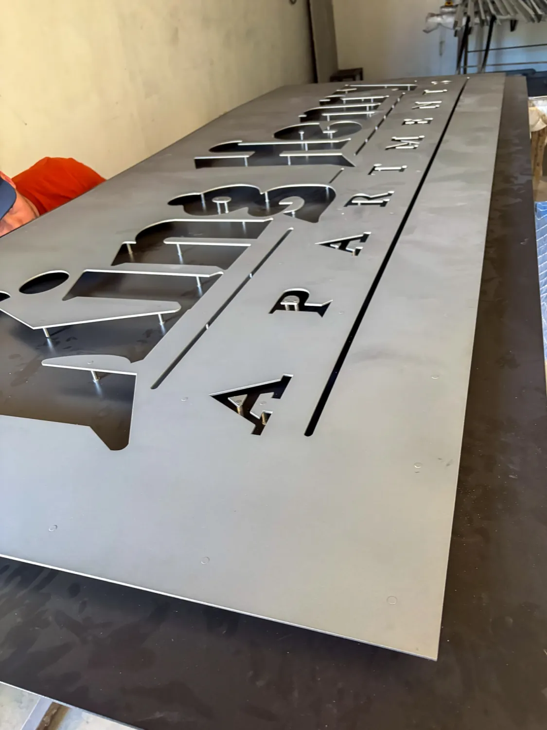 Apartment Signage — Shop Cut