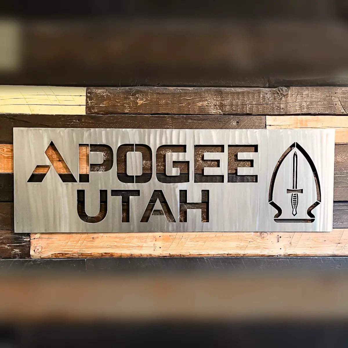 Apogee Utah Lobby Sign