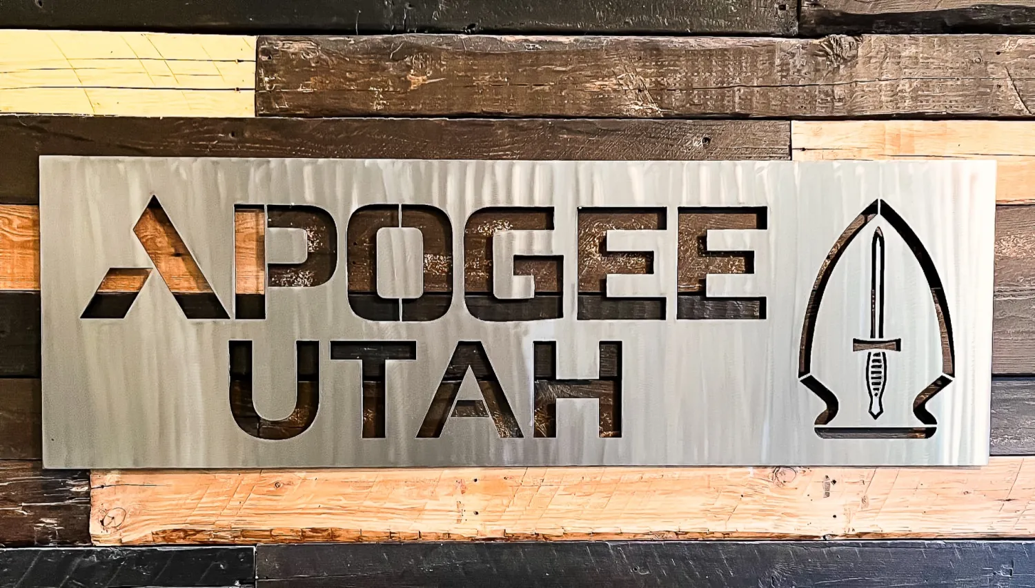 Apogee Utah Lobby Sign