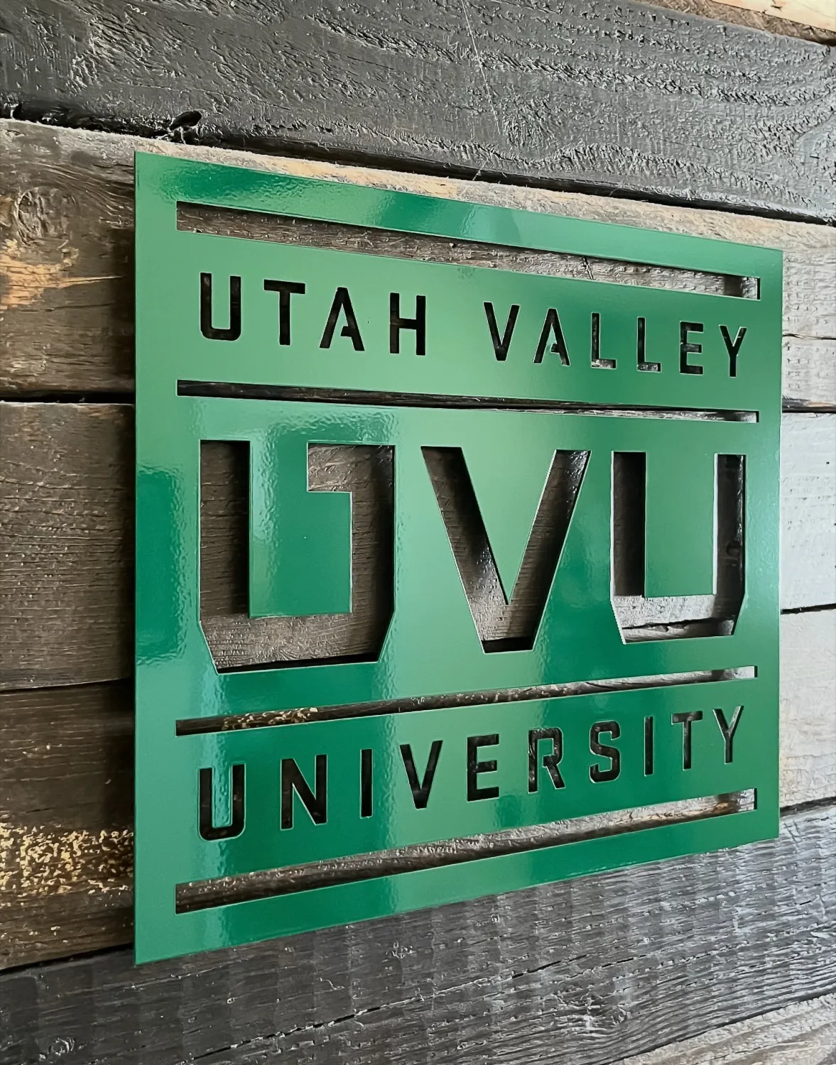 Utah Valley University Plaque